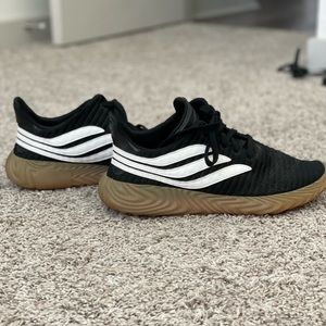 Adidas Sobakov Black / Gum Men's size 9